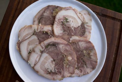 Porchetta di Testa, manger est la partie difficile