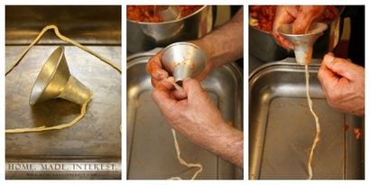 Saucisse portugais (processus de fumage fait) Saucisse portugais