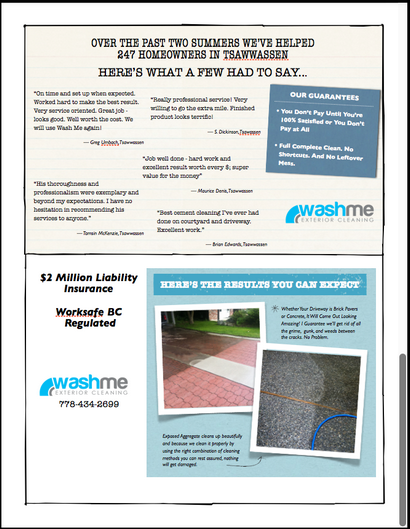 Powerwashing Flyers ont pris des affaires de - Powerwashing Flyers qui ont pris des affaires de zéro à 13 $,