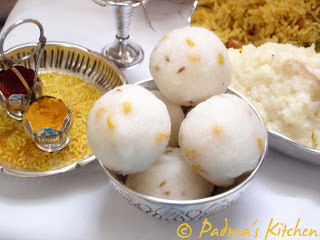 Prasadam pour la cuisine de Ganesh Chaturthi ~ Padma