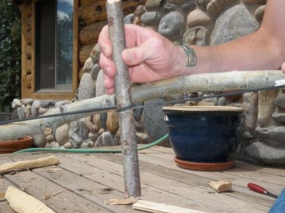 Primitive Feuer Starten des Bow Drill 9 Schritte (mit Bildern)