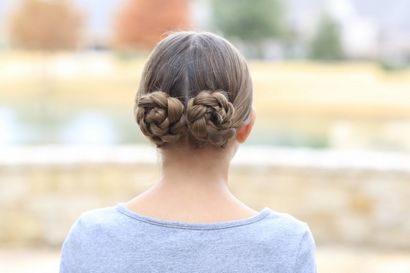 Prim - s Braided Bun Chignons, Coupes de cheveux Mockingjay, Mignon filles Coiffures