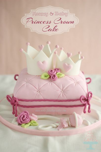 Princess Crown-Kuchen (Wie man einen Kissen Kuchen)