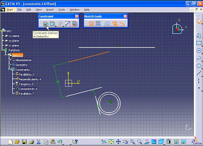 Produit Design Ingénierie et Constraint mesure dans CATIA V5 - Partie 1