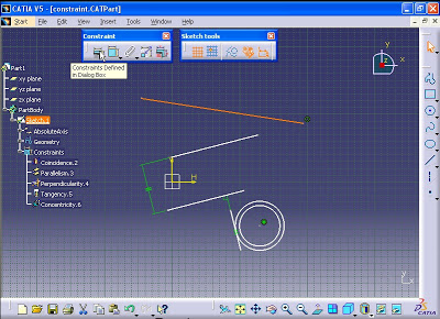 Produit Design Ingénierie et Constraint mesure dans CATIA V5 - Partie 1