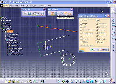 Produit Design Ingénierie et Constraint mesure dans CATIA V5 - Partie 1