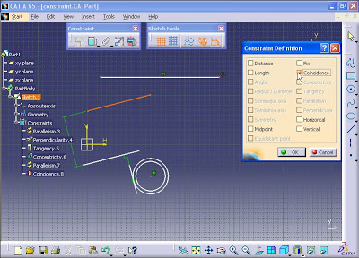 Produit Design Ingénierie et Constraint mesure dans CATIA V5 - Partie 1