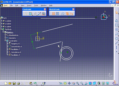 Produit Design Ingénierie et Constraint mesure dans CATIA V5 - Partie 1