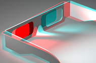 Werbe eigene personalisierte Papier gedruckt 3D-Brille, Pappe, polarisiert, Decoder - 3D-Brille
