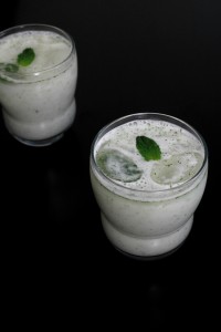 Pudina recette Chaas (menthe recette Chaas), Comment faire Chaas