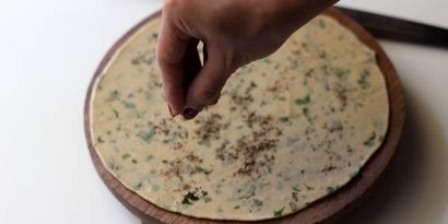 Pudina Paratha Recette (Monnaie Paratha), Comment faire Mint Paratha