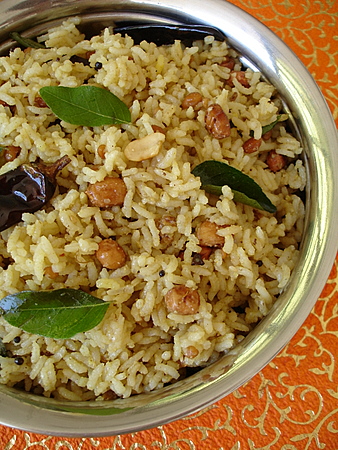 Pulihora - riz Tamarind Andhra - recettes de cuisine indienne - Alimentation et blog de cuisine