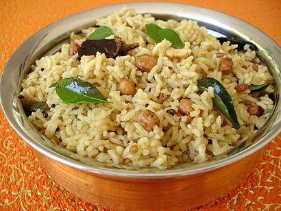 Pulihora - riz Tamarind Andhra - recettes de cuisine indienne - Alimentation et blog de cuisine