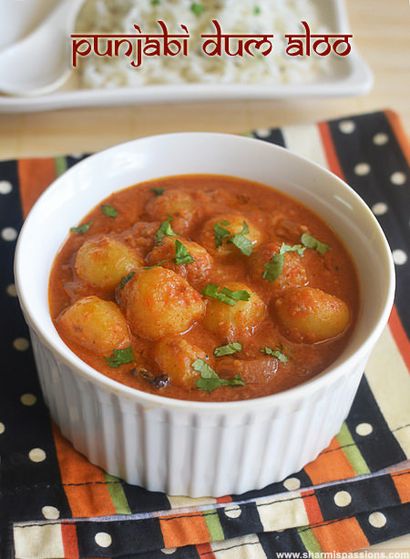 Panjabi Dum Aloo Rezept - Sharmis Passions