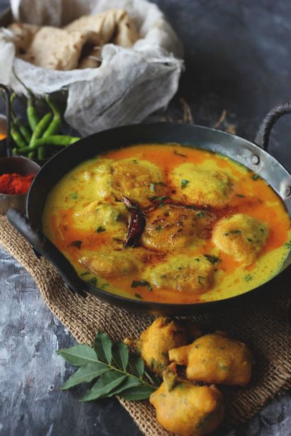 Punjabi Kadhi pakora Recette