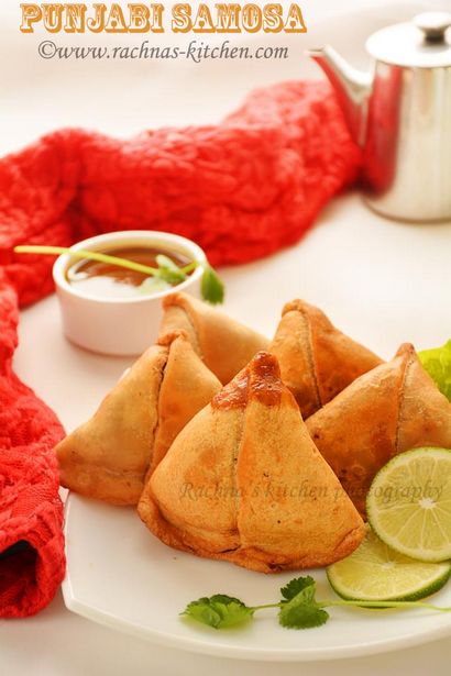 Recette Punjabi Samosa, Comment faire samosa aloo avec vidéo - Rachna - Kitchen