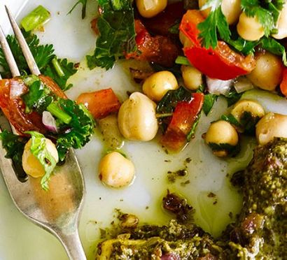 Style Punjabi recette de salade de pois chiches, BBC Good Food