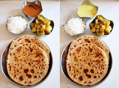Puran Poli recette (recette Maharashtrian Puran Poli), Gujarati recette Vedmi