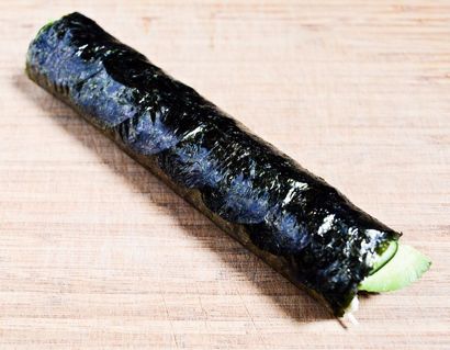 Rapide Nori Rouleau avec concombre et avocat recette, chocolat - Zucchini