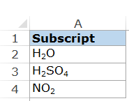 Quick Tips Wie Hochstellung und Index-Format in Excel bewerben