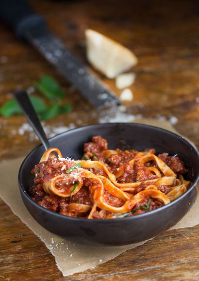 Schnell Türkei Ragu Delicious gesunde Nacht unter der Woche Fleisch-Sauce Rezept