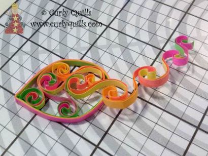 Quilled Ohrringe, Curly Quills
