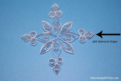 Quilled flocon de neige Ornement Tutorial, avec Monica Homemaking