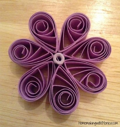 Quilled printemps Bougeoir Tutorial, avec Monica aides familiales