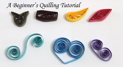 Quilling 101 - Wie Papier Quilling starten - ein freies Tutorial - Honig - s Quilling