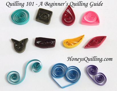 Quilling 101 - Wie Papier Quilling starten - ein freies Tutorial - Honig - s Quilling