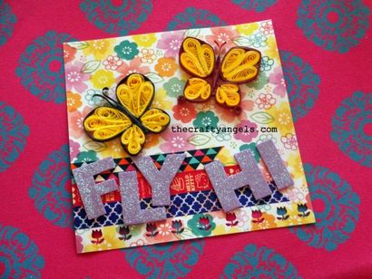 Quilling papillon Tutoriel sans aucun outil quilling