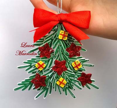 Quillspiration - A Roundup Papier Quilling Christmas Ornaments - Honey - s Quilling