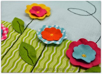 Quiltscapes rapide et Jolie 3D Applique