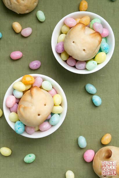 Kaninchen-Häschen-Brötchen für Ostern - Nachtisch zuerst