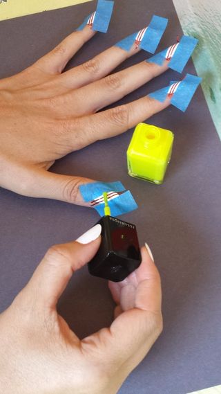 Regenbogen-Streifen Nägel 9 Schritte (mit Bildern) (Nägel) Regenbogen-Streifen Nägel 9 Schritte (mit Bildern)