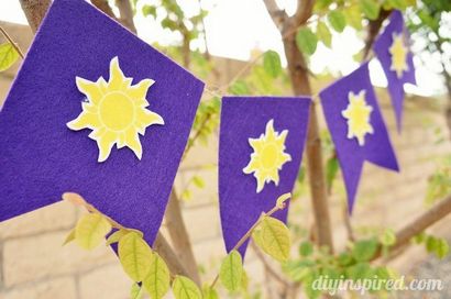 Raiponce de fête d'anniversaire Idées - bricolage Inspiré (idées) Rapunzel Birthday Party Idées - Bricolage Inspired