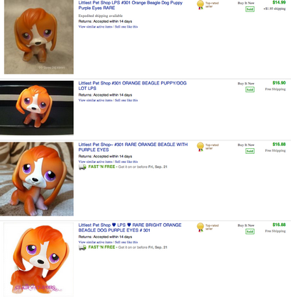 Rare Littlest Pet Shop Hohe Werte, MissBargainHuntress