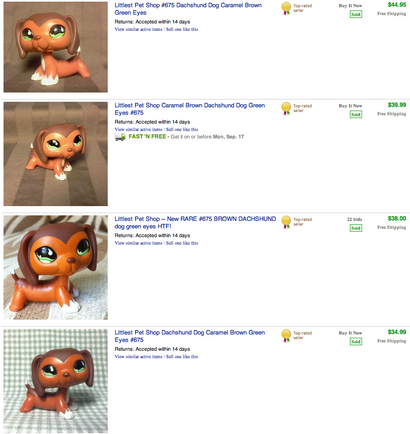 Rare Littlest Pet Shop Hohe Werte, MissBargainHuntress