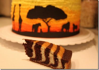 Pastor Real Life Wife African Safari Sunset gâteau