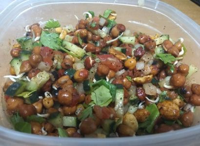 Recette - Salade noire Gram Choux ou Kala salade de Chana, Snehdeep - Kitchen