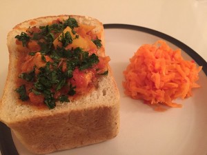 Recette Bunny Chow avec carotte Sambal - Bristol Morsures, Bristol Morsures