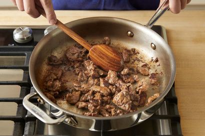 Recette de boeuf mexicaine Fajitas aux poivrons - Citron vert Crème Fraîche - Tablier bleu