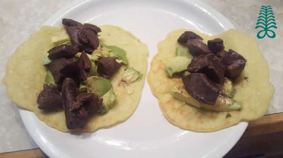 Recette paléo venaison Coeur tacos, The Barefoot Aya (pieds nus) Recette Paleo Chevreuil Coeur Tacos, The Barefoot Aya