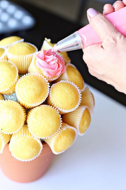 Rezept-Vanille-Kuchen-Blumen-Blumenstrauß - Siehe Vanessa Craft