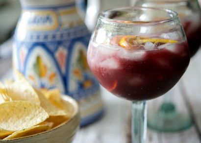 Vin rouge Sangria - Carrie de cuisine expérimentale