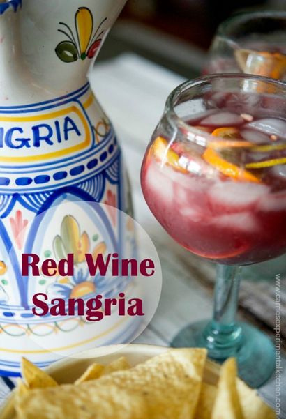 Vin rouge Sangria - Carrie de cuisine expérimentale