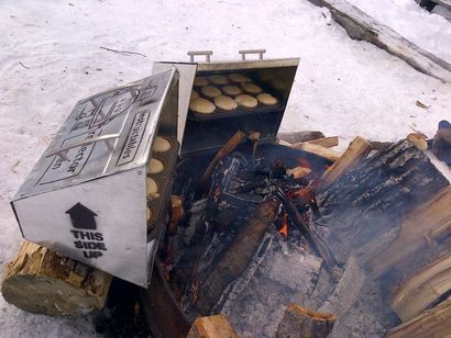 Réflecteur du four pour feu de camp 10 étapes (avec photos)