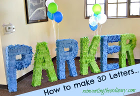 Réinventer l'ordinaire Comment faire Lettres 3D pour votre parti