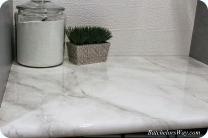 Remodelaholic, $ 30 Countertops Faux marbre bricolage