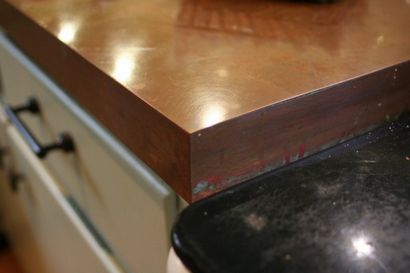 Remodelaholic, Kupferplatten Tutorial; Küche Renovierung Idea